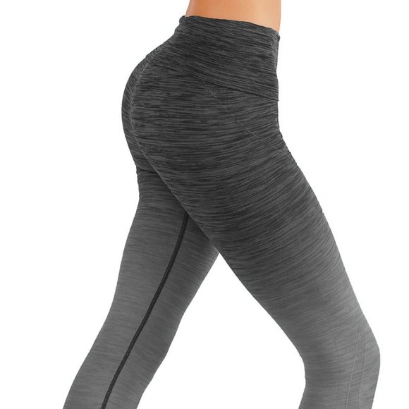 NWT Seamless High Waist Yoga Dry-Fit Ombre compression Leggings Tummy support - Picture 7 of 7